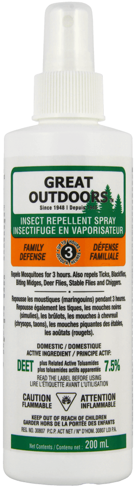Insect repellent spray