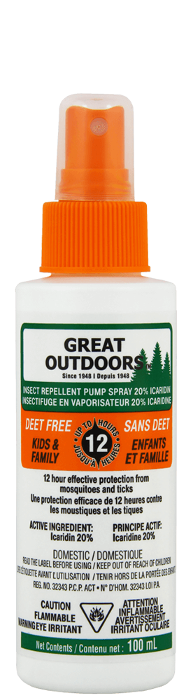 Great Outdoors Deet Free Pump spray